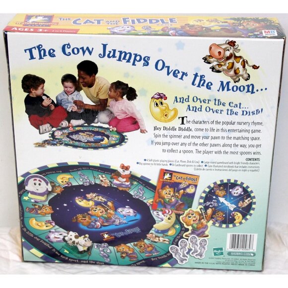 2003 NEW Cat and the Fiddle Game Storybook Nursery Rhyme Preschool Factory Seal - Picture 2 of 9